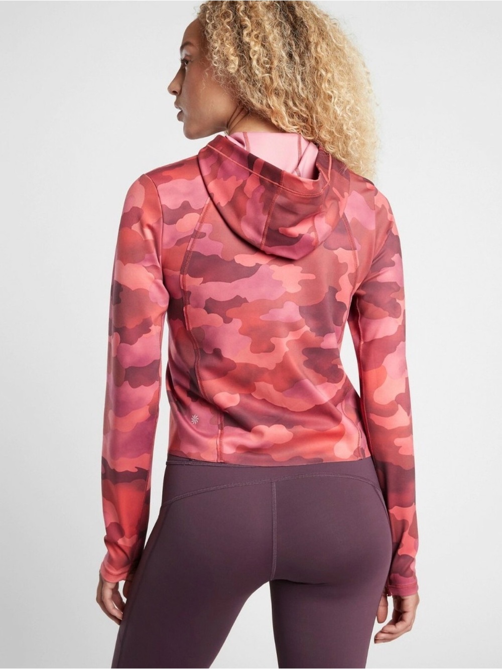Athleta Pinnacle Camo Cropped Hoodie - Picture 2 of 13